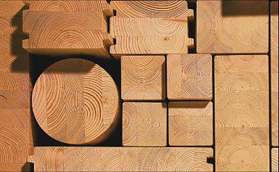 stavebné drevené profily